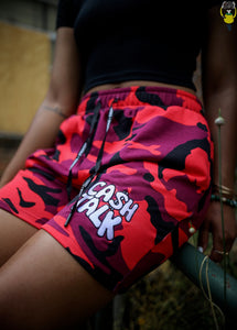 Ca$htalk "Red Camo" Shorts